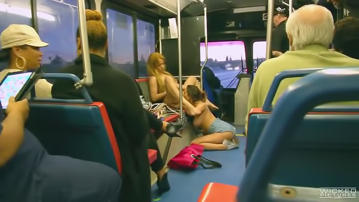 Lesbian Bus Porn - Two lesbian sluts in the bus - Tuboff.com